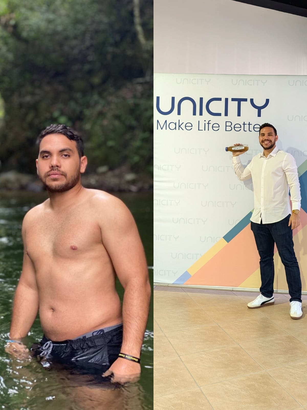 Antes y después del protocolo Cleanse de 30 días — Yury