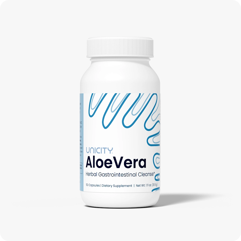 Unicity Aloe Vera — limpieza suave nocturna