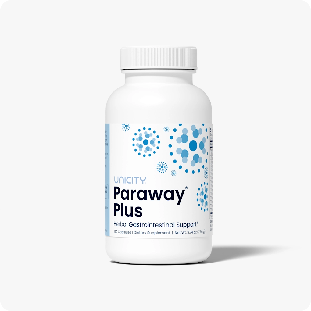 Unicity Paraway Plus — soporte gastrointestinal botánico